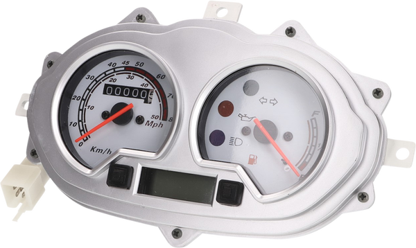 Speedometer Silver, 1, nordicamoto.ro