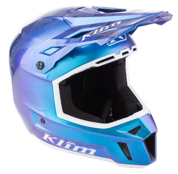Klim F3 Carbon ECE Unruly fekete–fehér motoros sisak, 9, nordicamoto.ro