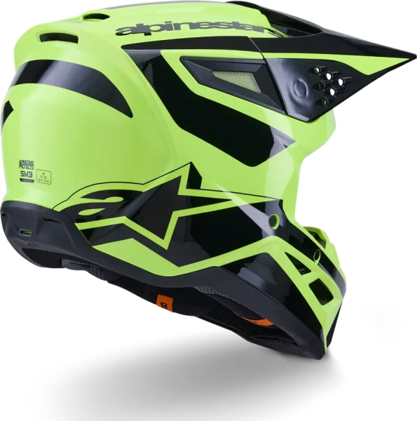 Alpinestars SM3 Heat sárga színű, XL méretű bukósisak, 4, nordicamoto.ro
