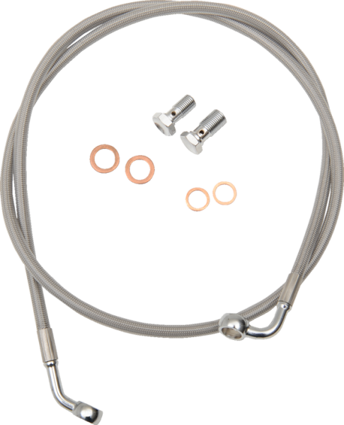 Stainless Steel Brake Line Kit Silver 30, 1, nordicamoto.ro