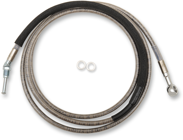 Stainless Steel Hydraulic Clutch Line Clear-coat +254 mm (10''), 1, nordicamoto.ro