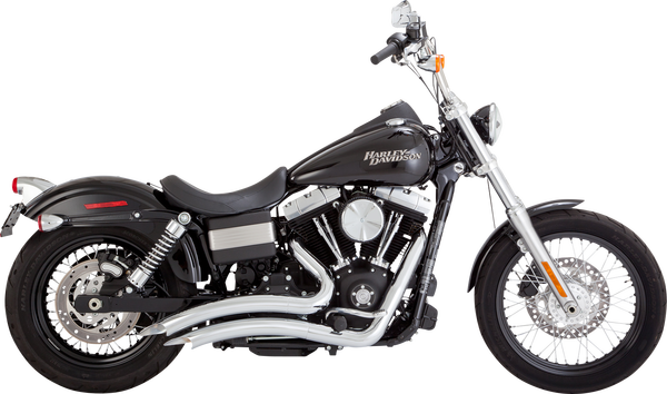 Big Radius Exhaust System Chrome, 4, nordicamoto.ro