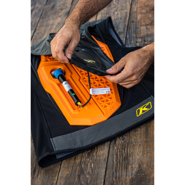Protectie Spate Klim Compatibil cu Airbag Vest D3O Level 2 Orange, 3, nordicamoto.ro