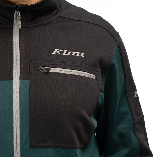 Geaca Snowmobil Klim Glacier Mid Layer Cabernet - Black, 24, nordicamoto.ro