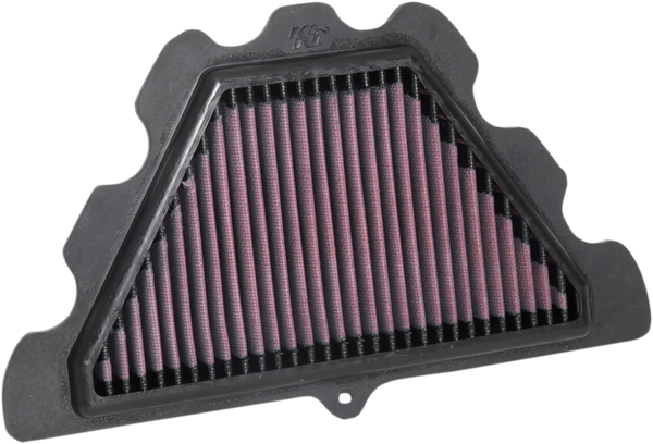 High-flow Air Filter Black, Red, 1, nordicamoto.ro