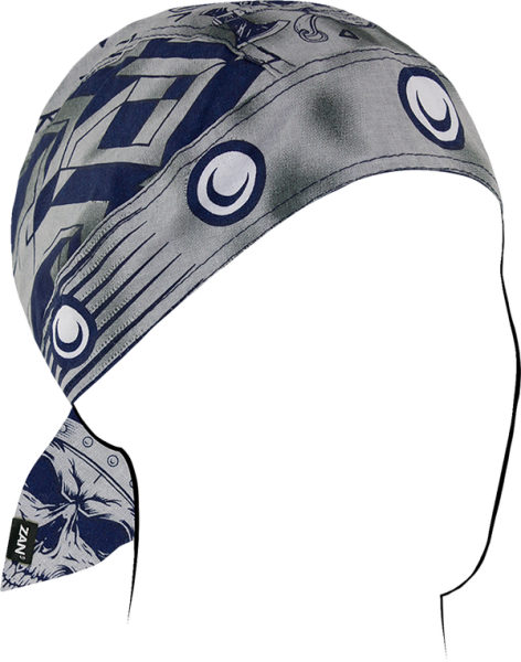 Flydanna® Cotton Headwrap Gray, 1, nordicamoto.ro