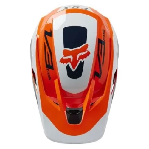 Fox MX V3 RS EFEKT ECE sisak, narancssárga fluoreszkáló, S-es méret, 3, nordicamoto.ro