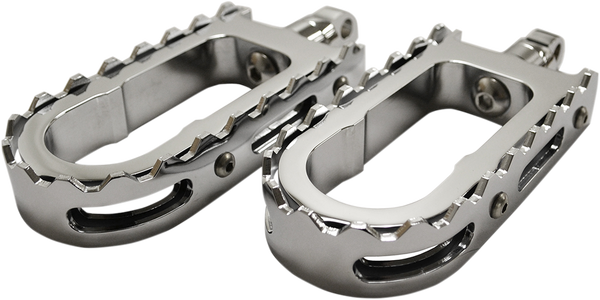Footpegs Bmx Style Chrome/ Chrome Silver, 3, nordicamoto.ro