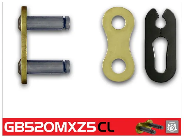 520 Mxz5 hajtólánc, fekete, arany, 1, nordicamoto.ro