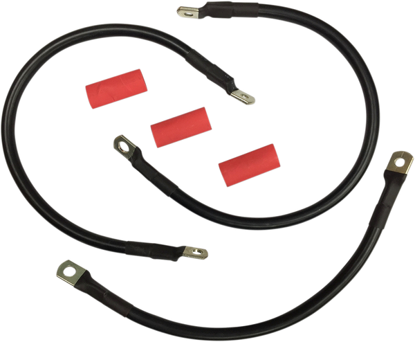 Battery Cable Set Black, 1, nordicamoto.ro