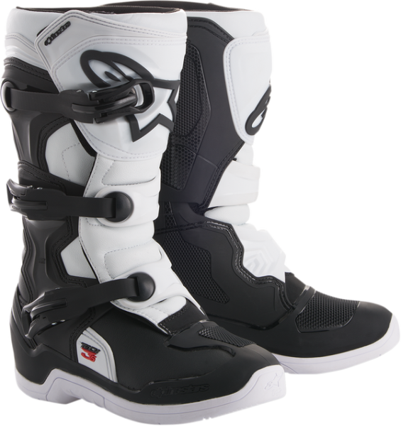 Cizme copii Alpinestars Tech 3S Black/Dark Blue/Pink Fluorescent 39,5, 4, nordicamoto.ro