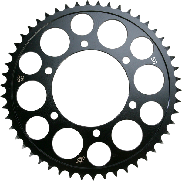 Lightweight Steel Sprocket Black, Zinc, 1, nordicamoto.ro