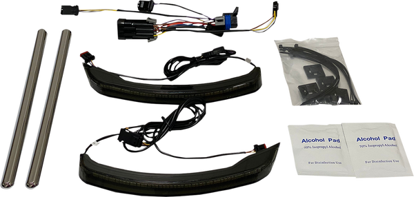 Dual Intensity Low Profile Saddlebag Lights Red, 2, nordicamoto.ro