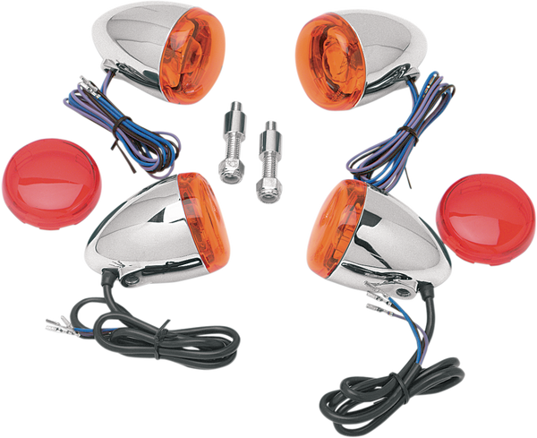 Deuce-style Turn Signal Kit Chrome, 1, nordicamoto.ro
