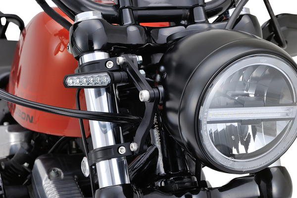 Headlight Bracket Set Black, 3, nordicamoto.ro