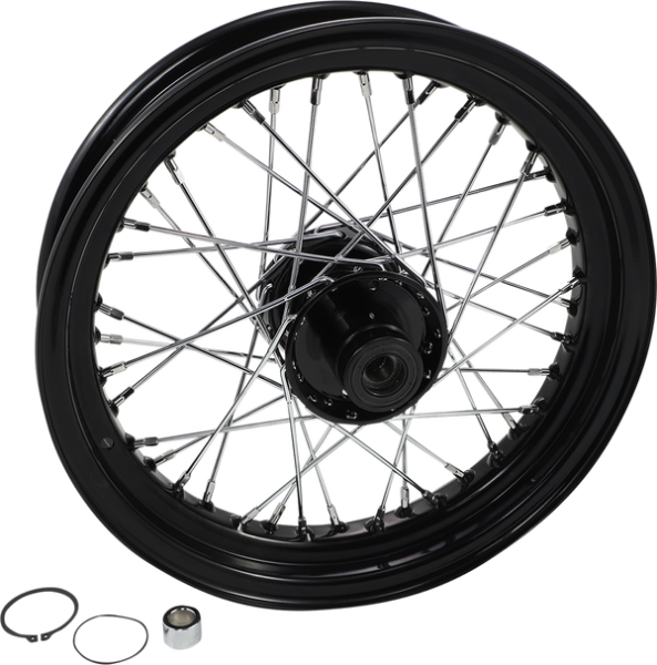 Replacement Laced Wheel Black, 1, nordicamoto.ro