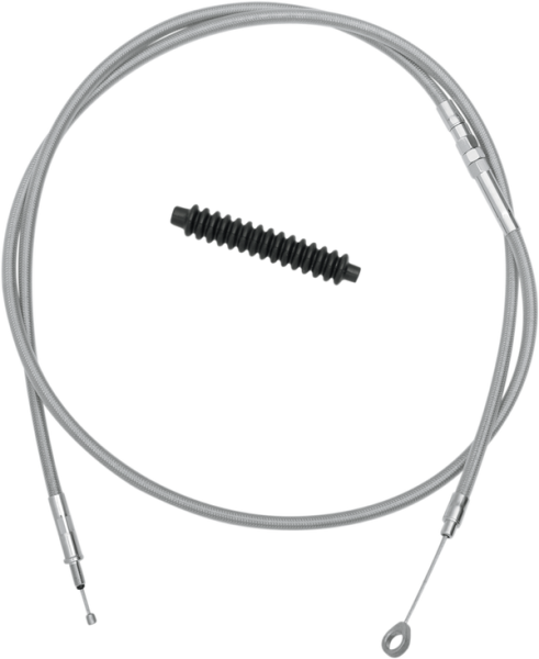 High-efficiency Braided Stainless Steel Clutch Cable Silver Standard, 1, nordicamoto.ro