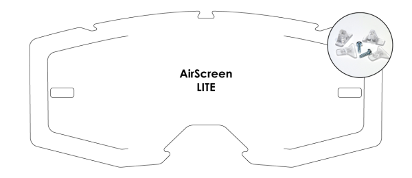 Airscreen LITE EX szürke lencse, 3, nordicamoto.ro