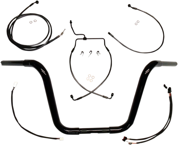 1-1/4(r) Caliber Handlebar Installation Kit Black, 2, nordicamoto.ro