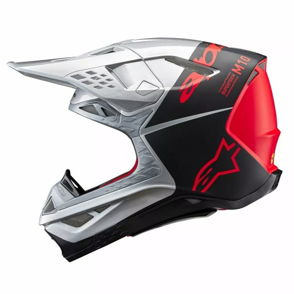 Alpinestars Supertech M10 sisak, fluoreszkáló narancssárga színben, L-es méretben, 10, nordicamoto.ro