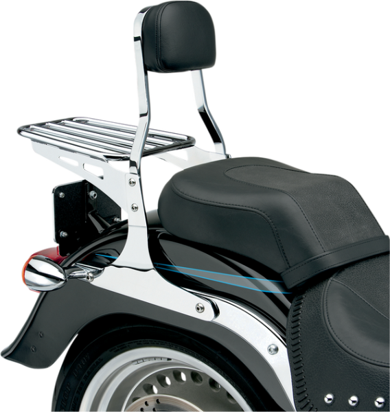 Square Sissy Bar Black, 1, nordicamoto.ro