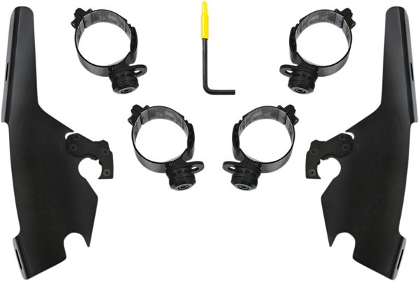 Batwing Fairing Trigger-lock Mounting Kit Black, 1, nordicamoto.ro