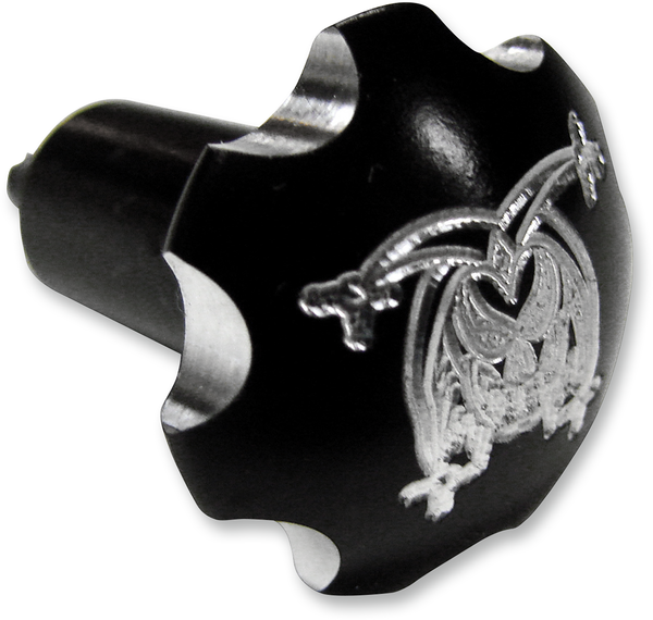 Choke Knob Black, 2, nordicamoto.ro