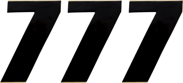 Vinyl Race Numbers Black, 1, nordicamoto.ro