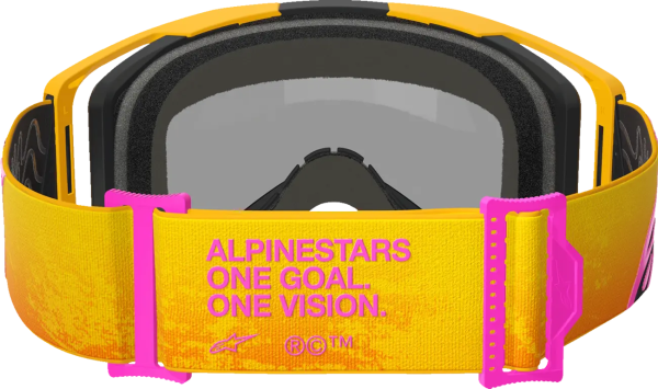 Alpinestars Vision 8 Corp szemüveg, narancssárga/rózsaszín/sárga, EGY MÉRET, 5, nordicamoto.ro