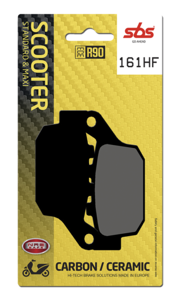 Hf Street Ceramic Organic Brake Pads, 1, nordicamoto.ro