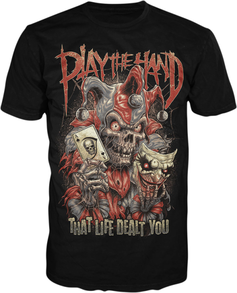 Play The Hand T-shirt Black 5XL, 1, nordicamoto.ro