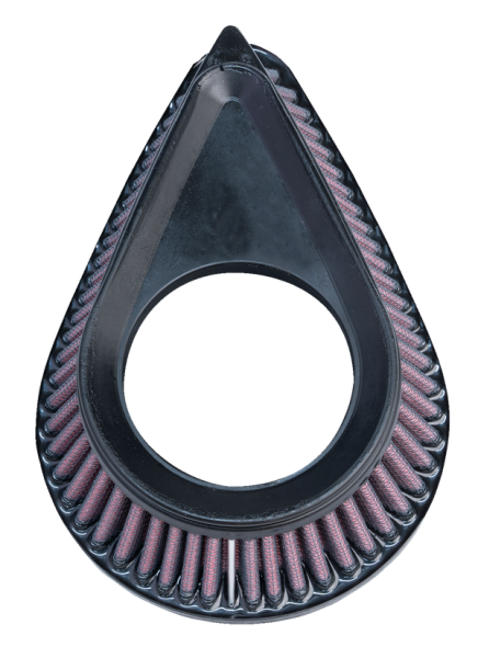 Replacement Jet Air Cleaner Filter Black, Red, 1, nordicamoto.ro
