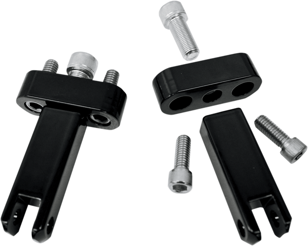 Passenger Footpeg Mount Kits Black, 1, nordicamoto.ro