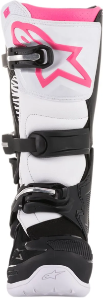 Alpinestar Stella Tech 3 női csizma, fekete-fehér-rózsaszín, 38,5-es méret, 7, nordicamoto.ro