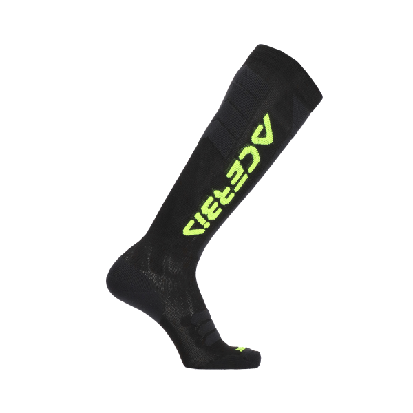 Acerbis MX téli hőszigetelő zokni, fekete/sárga, XXL, 4, nordicamoto.ro