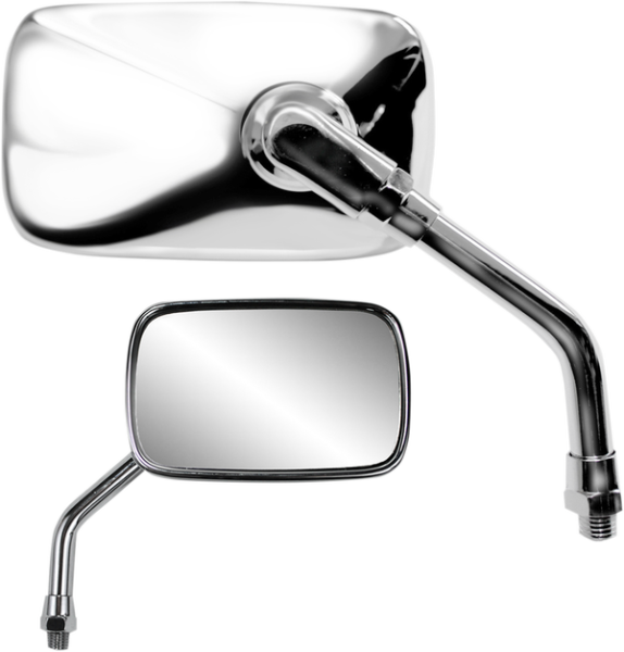 Mini Rectangular Mirror Silver, 1, nordicamoto.ro
