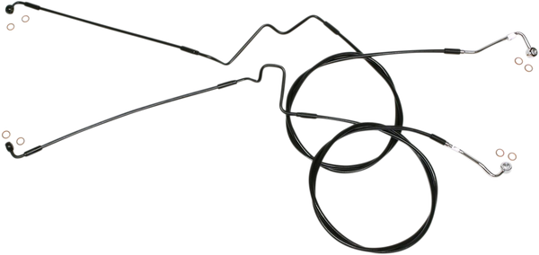 Xr Lower Brake Line Black Standard, 1, nordicamoto.ro