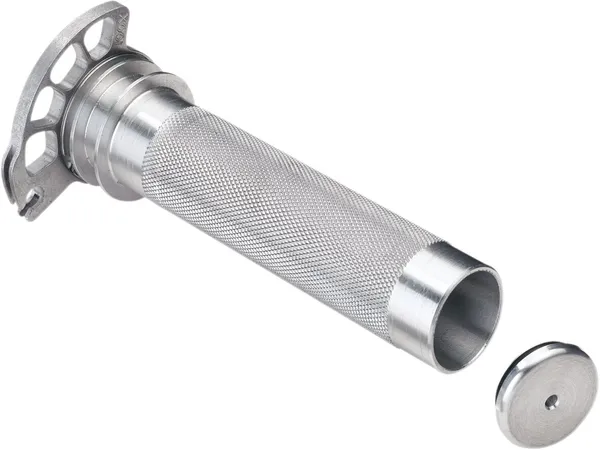 MOOSE RACING Aluminum Throttle Tube Silver, 1, nordicamoto.ro