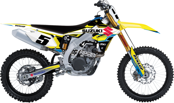 Evo Graphics Kit Black, Blue, White, Yellow, 1, nordicamoto.ro