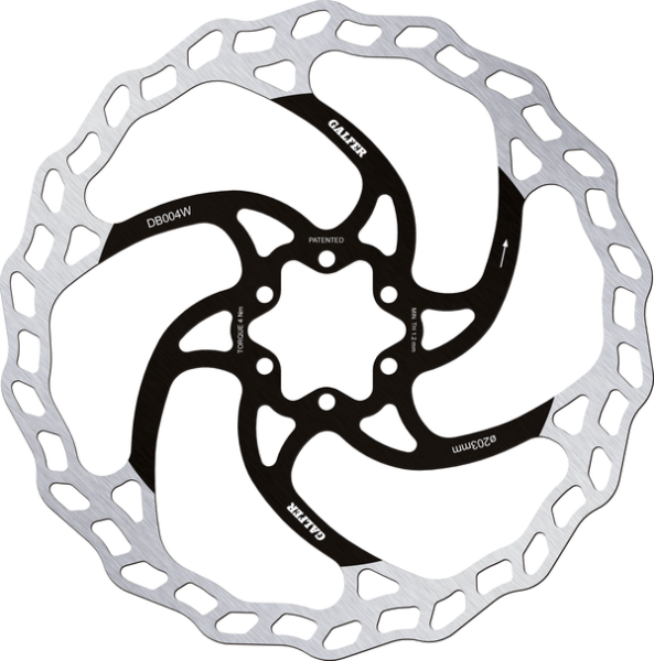 Wave 6-bolt Bicycle Brake Rotor, 1, nordicamoto.ro