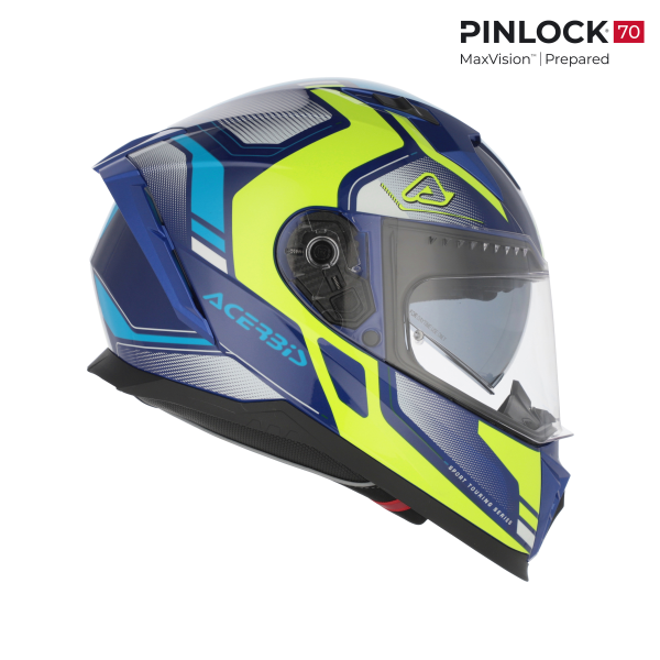 Acerbis X-Way Graphic kék/sárga sisak, XL, 8, nordicamoto.ro