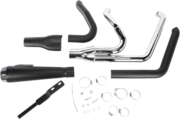Road Rage 2:1 Exhaust System Black, 1, nordicamoto.ro