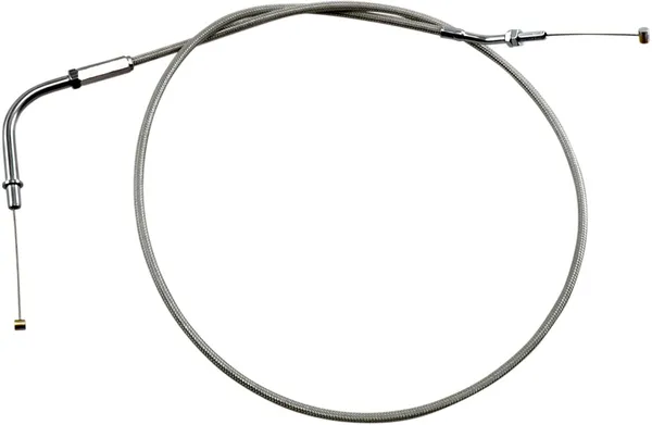 Armor Coat rozsdamentes acél fojtószelep-/alapjárati kábel cruiser motorkerékpárokhoz – Silver Standard modell, 1, nordicamoto.ro