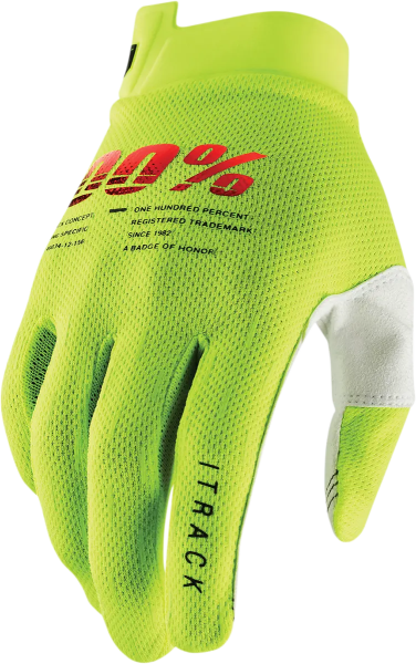 Manusi copii 100% i-Track Fluorescent Yellow XL, 1, nordicamoto.ro