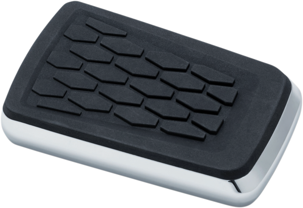 Hex Brake Pedal Pads Black, Silver, 1, nordicamoto.ro