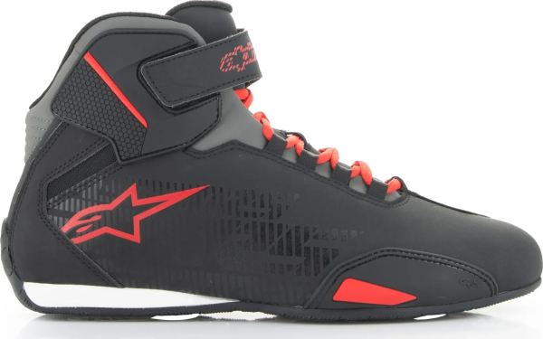 Alpinestars Sektor csizma, fekete/szürke/piros, 45-ös méret, 7, nordicamoto.ro