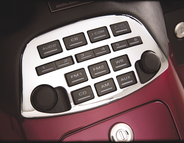 Chrome Radio Panel Accent Chrome, 1, nordicamoto.ro