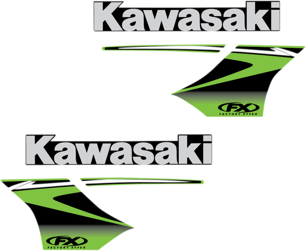 Replacement Oem Tank/shroud Graphics Black, Green, 1, nordicamoto.ro
