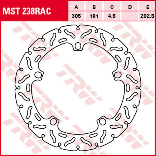 Disc frana fata TRW BMW R 1100S '98 -'00/ R 1200GS / ADV '04 -'18, 1, nordicamoto.ro