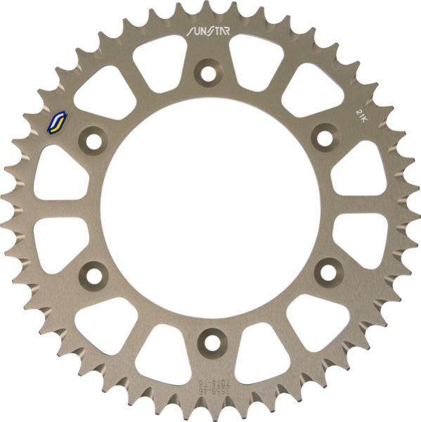 Aluminum Rear Sprocket Natural, 1, nordicamoto.ro